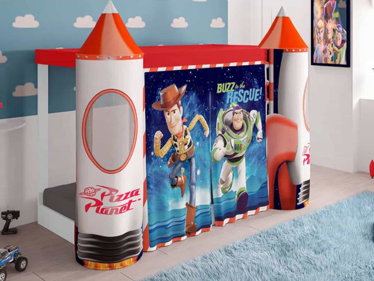 Mini Cama Montessoriana de personagem: Toy Story